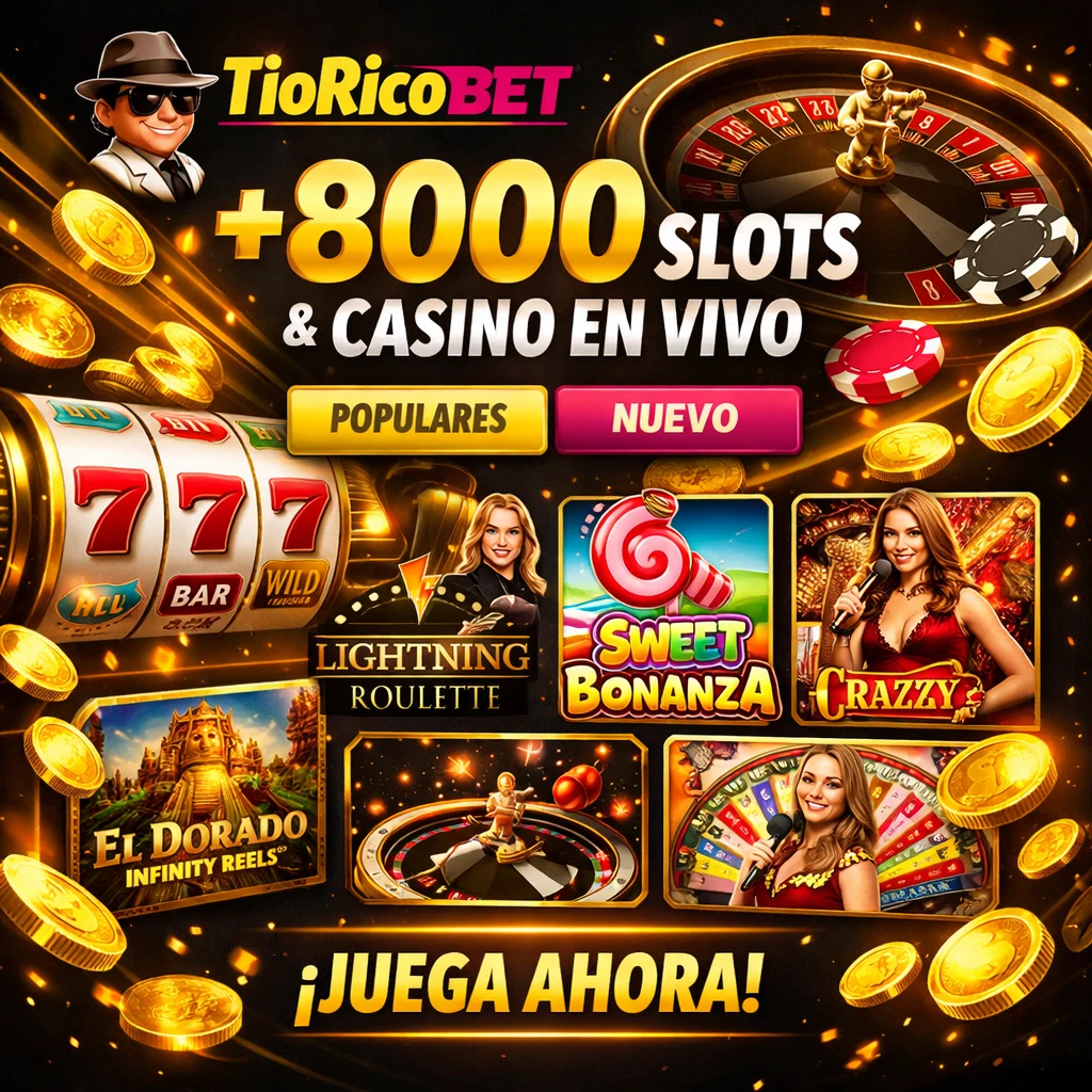 TioRico Bet - Catálogo de casino online con slots y juegos en vivo para jugadores peruanos